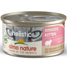 Holistic  - 白肉 2-12個月Mousse 幼貓罐頭 85g [131] (意大利)