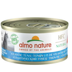 **我受傷了 (最佳食用日期:2026/09/13) ** Almo nature [9020] - HFC Natural - Atlantic Ocean Tuna 大西洋鮪魚(吞拿魚) 貓罐頭 70g