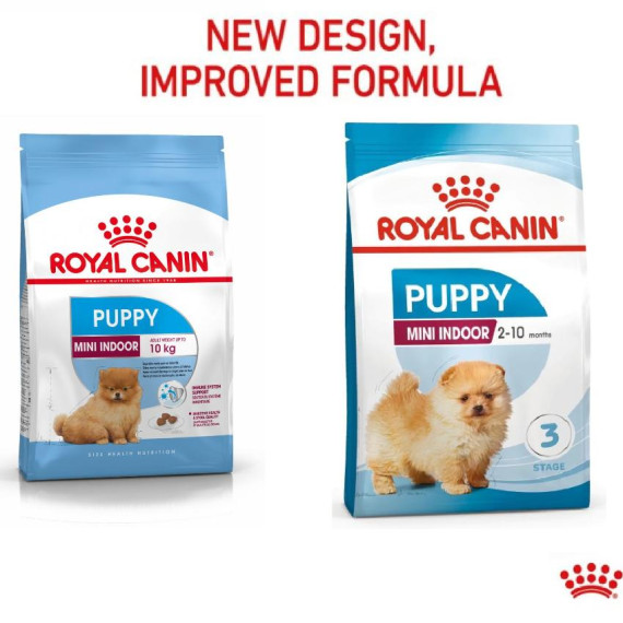 **清貨特價 (最佳食用日期:2024/06/13) **  Royal Canin 健康營養系列 - 室內小型幼犬營養配方 *Mini Indoor Puppy* 狗乾糧 3kg [2433030011]