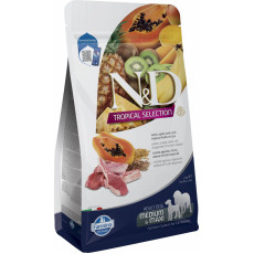 Farmina N&D Tropical Selection Formula Lamb Adult Medium & Maxi 熱帶水果 - 羔羊肉、斯佩爾特小麥、燕麥和熱帶水果 成犬  2kg [大粒]