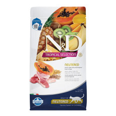 Farmina N&D Tropical Selection Formula Lamb - Neutered 絕育 • 羔羊肉、斯佩爾特小麥、燕麥和熱帶水果貓乾糧 1.5kg