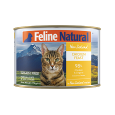 **我受傷了 (最佳食用日期:2025/09/20) **  F9 Feline Natural [F9-C-C170] 貓罐頭 170g - 雞肉單一蛋白 | 大罐 黃