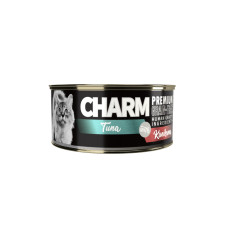 Charm  C-01 野性魅力 特級無穀 濃湯吞拿魚伴蟹柳貓罐 80g