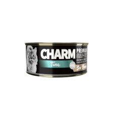 Charm  C-06 野性魅力 特級無穀 濃湯吞拿魚伴鯛魚貓罐 80g