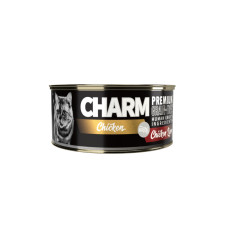 Charm  C-09 野性魅力 特級無穀 濃湯雞肉伴雞肝貓罐 80g