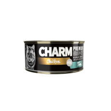 Charm  C-10 野性魅力 特級無穀 濃湯雞肉伴吞拿魚貓罐 80g