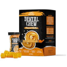 ABSOLUTE HOLISTIC Dental Chew 狗潔齒骨 4寸無穀潔齒骨 50支裝 (花生醬口味)  [AC-4341]