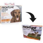 原裝行貨 - Frontline PLUS FOR DOGS 8 weeks or older and up to 10kg 以下 犬用殺蚤防牛蜱滴劑 *加強版 (0.67ml x 3) 