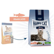 Happy Cat Atlantic-Lachs (Salmon) 成貓三文魚配方 貓糧 10kg  (新包裝)