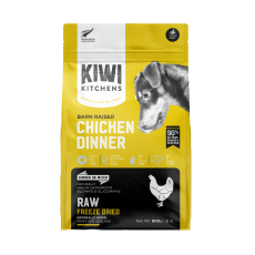 **清貨特價 (最佳食用日期:2024/08/22) **  Kiwi Kitchens - 凍乾全犬糧 – 穀飼雞肉  425g (黃)