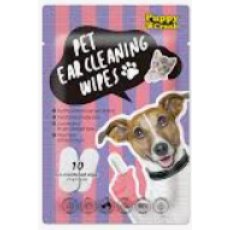Puppy Crush - Pet Ear Cleansing Wipes  寵物耳朵清潔濕巾 10片裝  [PCY132]