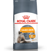 **清貨特價 (最佳食用日期:2024/07/09) ** Royal Canin 加護系列 - 成貓亮毛及皮膚加護配方 *Hair & Skin* 貓乾糧 04kg [2526040011]