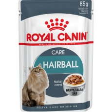 **清貨特價 (最佳食用日期:2024/07/29) ** Royal Canin 加護系列 - 成貓除毛球加護主食濕糧（肉汁） *Hairball Care Adult (Gravy)* 85g [3106600]