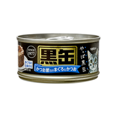 AIXIA 黑罐 BCM-16 吞拿魚+鰹魚+木魚片