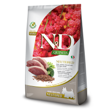 Farmina N&D Quinoa Formula Neutered - Duck Mini 藜麥功能天然鴨肉狗糧  泌尿保健配方2.5kg (小粒)