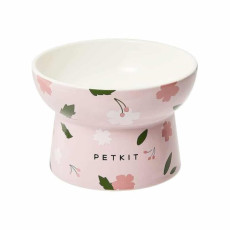 PETKIT 寵物碗 - 陶瓷高腳碗 (櫻花粉 - 大) [pkfcb1a]