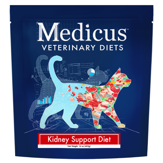 Medicus 貓科動物凍乾腎臟飲食護理配方(只適用於已被確診患有腎病的貓隻) ~ 16安士