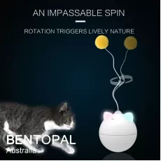 Bentopal LED 電動不倒翁球 貓玩具 [P02]