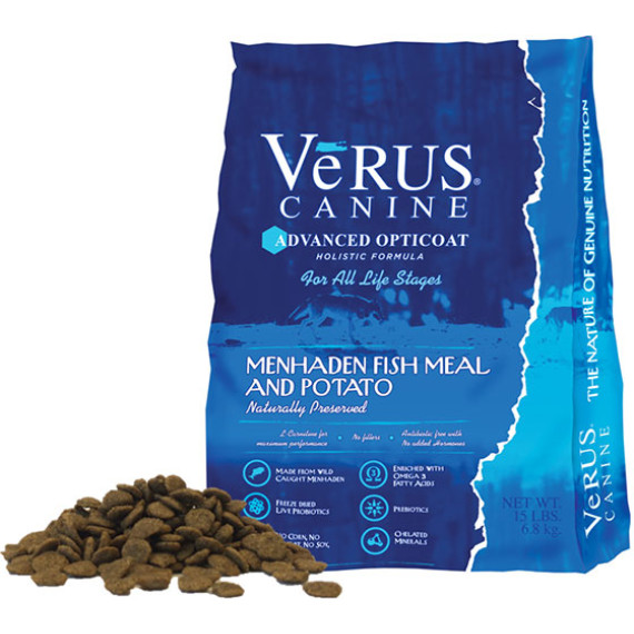Verus 維洛司 [VR009512] - 羊肉加燕麥糙米乾糧 ( 體重控制及老犬配方 ) 12磅 (綠)