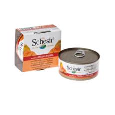 Schesir 水果系列 [SCH613707] 全天然雞肉絲木瓜及飯狗罐頭 75g (352)