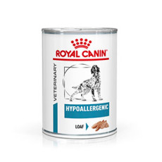 **清貨特價 (最佳食用日期:2024/07/18) **  Royal Canin-Hypoallergenic(DR21)獸醫配方狗罐頭-400克 x 12罐原箱 [3079700]