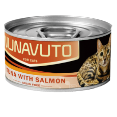 Nunavuto NU-04 貓罐頭 吞拿魚伴三文魚 80g