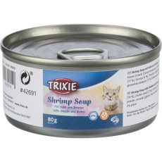 Trixie [42691] Shrimp Soup 鮮蝦雞肉湯罐 貓罐頭 80g | 藍字