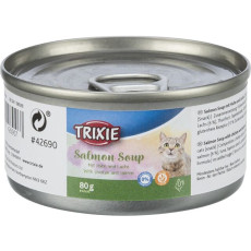 Trixie [42690] Salmon Soup 雞肉三文魚湯罐 貓罐頭 80g | 綠字
