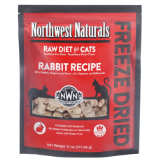 **清貨特價 (最佳食用日期:2024/07/08) ** Northwest Naturals™ NWFFD11RB 無穀物脫水貓糧 – 兔肉 311g