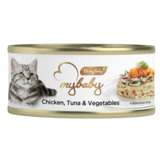 Be My Baby 濕貓糧 [A08] Chicken & Tuna & Vegetables 雞肉+吞拿魚+蔬菜 85g