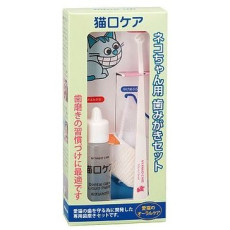 日本 Mindup Fingers Toothbrush For Cat 貓用潔齒套裝 [91601370 / M18]