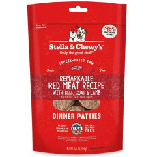 Stella & Chewy's 凍乾脫水狗糧 SC106 Freeze Dried Dinner Patties for dog - 牛肉,山羊及羊肉配方 05.5oz