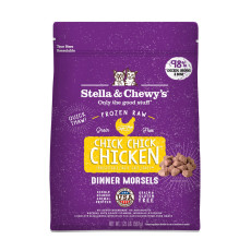 Stella & Chewy's FROZEN DINNER貓咪**急凍**生肉糧 - Chick Chick Chicken 籠外鳳凰(雞肉配方) 3lb