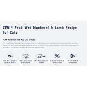 ZiwiPeak巔峰 CCML185 鮮肉貓罐頭 - 鯖魚+羊肉 185g (大罐)