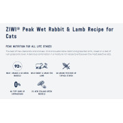 預訂預計12月尾返貨 ZiwiPeak巔峰 CCRL185 鮮肉貓罐頭 - 兔肉及羊肉配方 185g