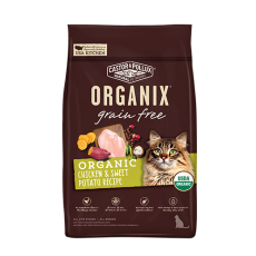 ORGANIX® 無穀物全貓糧 – 有機雞肉甜薯配方 3lb