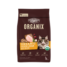 ORGANIX® 穀物全貓糧 – 有機雞肉糙米配方 6lb (NEW)