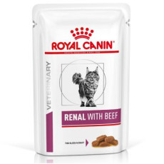 Royal Canin - Renal(RF23)(牛味)獸醫配方 腎臟貓濕包-85克 x 12包 [2916900/3176600]