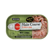 SEEDS [MC04] Main Course - 雞肉+白身鮪魚 貓罐頭 115g | 綠