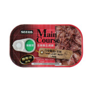 SEEDS [MC01] Main Course - 白身鮪魚+羊肉 貓罐頭 115g (紅)