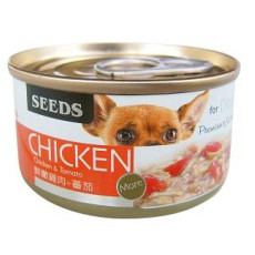 SEEDS Chicken全天然雞肉狗罐 C-04 - 鮮嫩純雞肉+番茄 70g