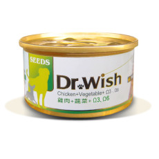 SEEDS (犬用)Dr Wish營養慕絲 DR02 - 雞肉+蔬菜+Omega3&6 85g