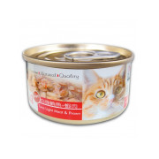 SEEDS tn01 Tuna全天然貓罐頭 - 白身鮪魚+蝦肉 70g