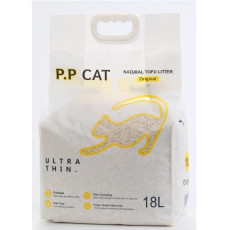 P.P. CAT 豆腐砂2.0mm【綠茶味】 18L