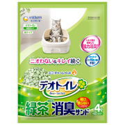 日本 Unicharm 消臭大師 [ucc4] 滲透式綠茶紙貓砂 4L(保證行貨)