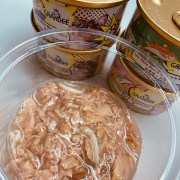 Grandee 無穀物貓罐頭 汁煮吞拿⿂+魩仔⿂(銀魚) 80g (綠)