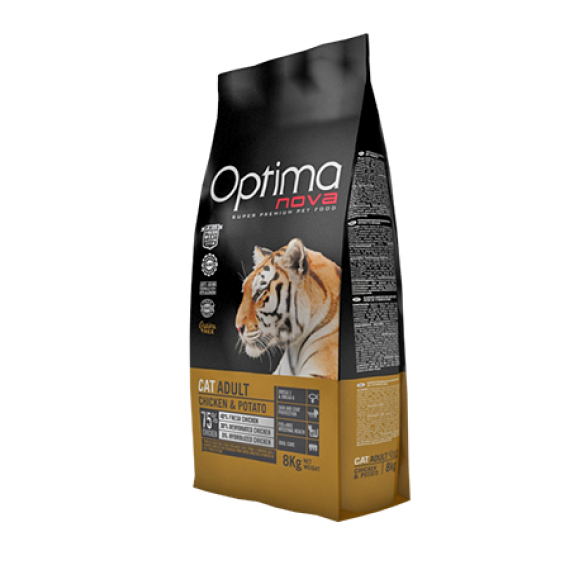 Optima Nova [OCA-M]- 金虎潔齒除臭配方貓糧 (Cat Adult) 02kg