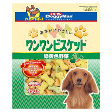 DoggyMan -81993 野菜消臭骨型餅 450g