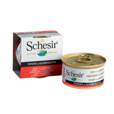 SchesiR 啫喱系列 [SCH750044]吞拿魚及鮮蝦飯貓罐頭 85g (138 / 01064013)