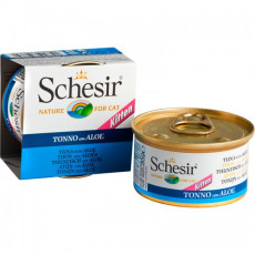 SchesiR 啫喱系列 [SCH750330]吞拿魚及蘆薈飯*幼貓*貓罐頭 85g (184 / 01064100)